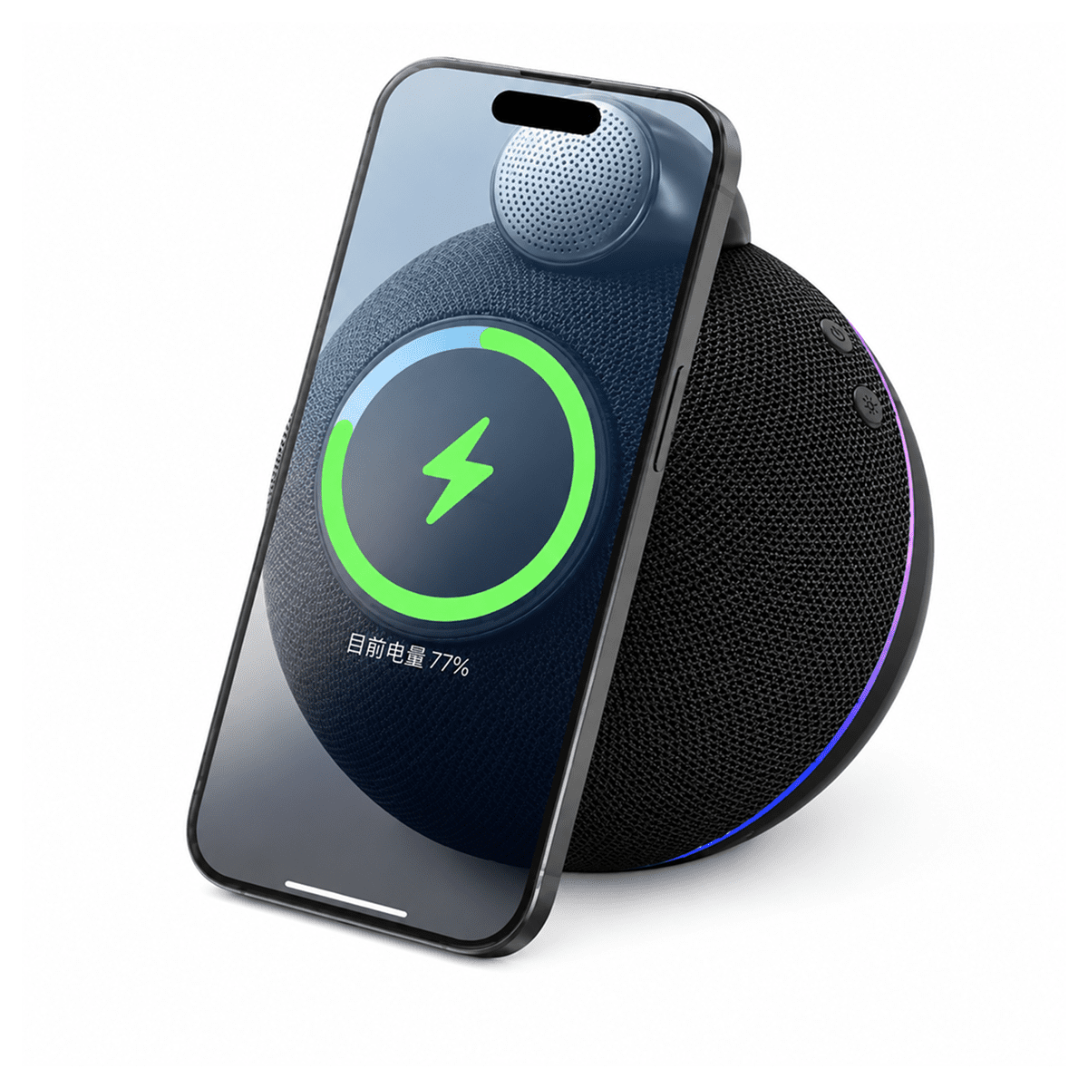 Док-станция Domars Bluetooth динамик с RGB подсветкой